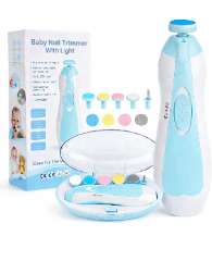 Electric Baby Nail Trimmer | Safe Nail File & Grooming Kit