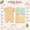 Half Sleeve Collared Baby Romper | Front Open Summer Romper