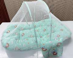 Premium Baby Net Bed with Pillow | Large Mosquito Net Bed 24×42 Inch