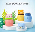 Teddy Shape Baby Powder Puff Box