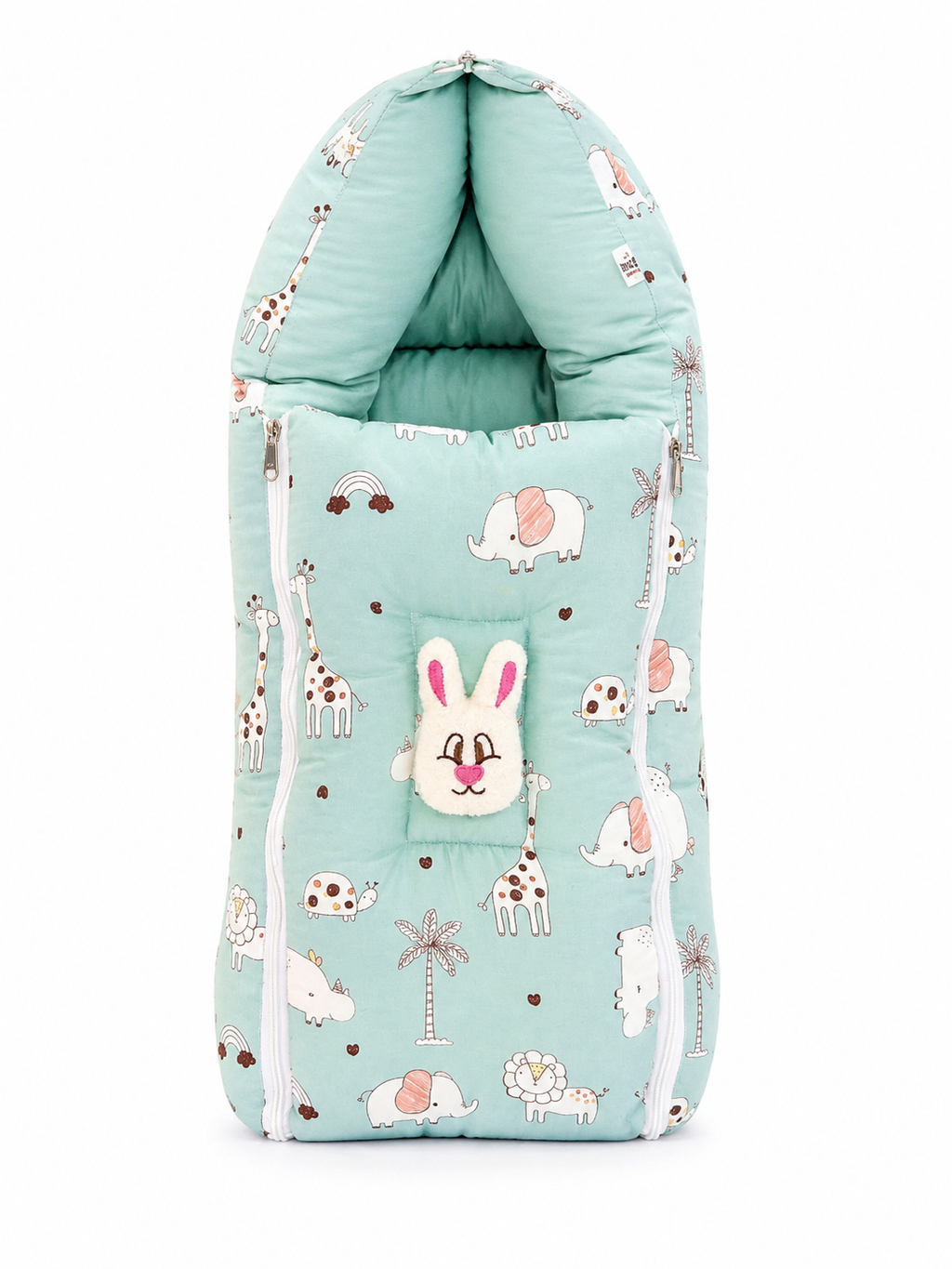 Little Genz premium 3-in-1 baby sleeping bag in Mint Green for 0-12 months