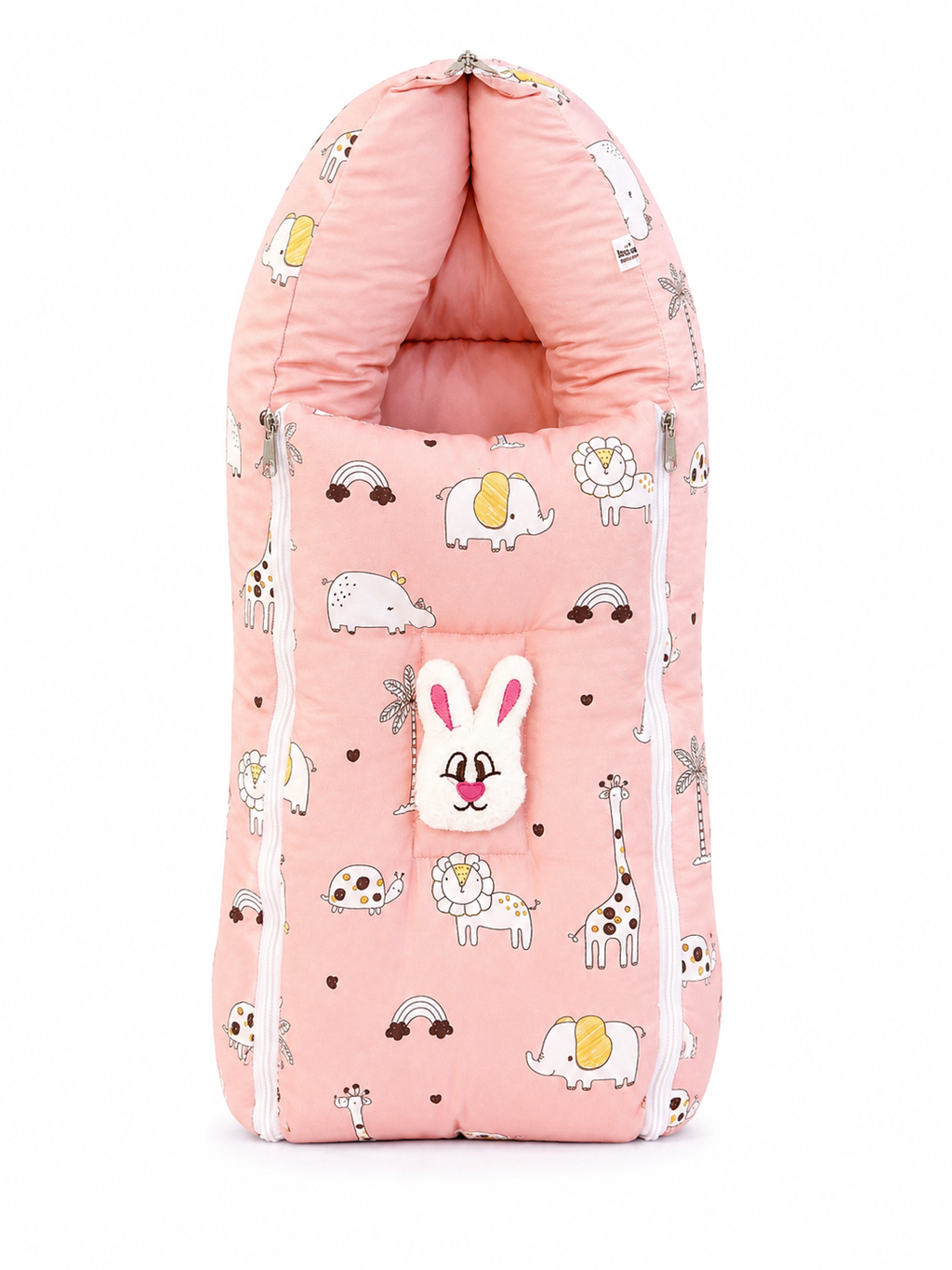 Little Genz premium 3-in-1 baby sleeping bag in Blush Pink for 0-12 months