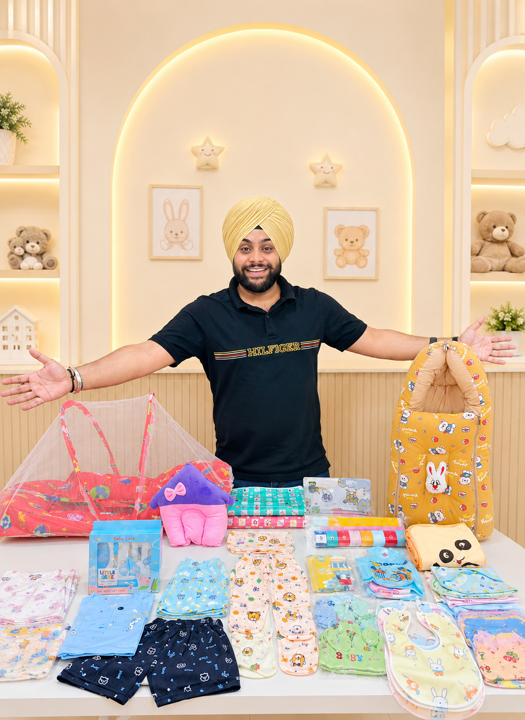 71 Items Summer Newborn Baby Essentials Combo Kit | Little Genz