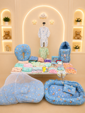 126 Premium Summer Newborn Baby Essentials Combo Kit | Little Genz